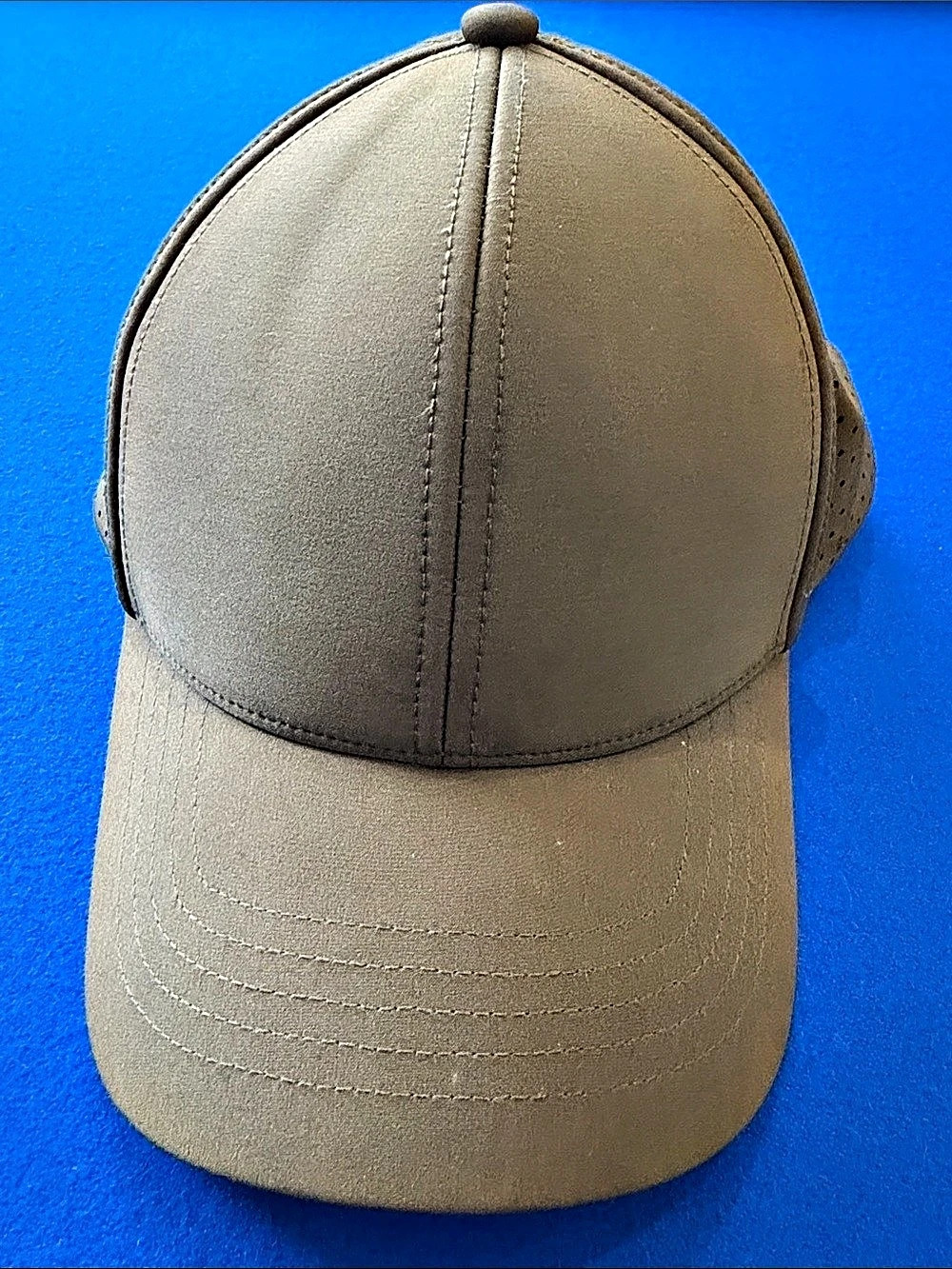 Green Men Quick Dry Baseball Cap Laser Cut Mesh Snapback Hat